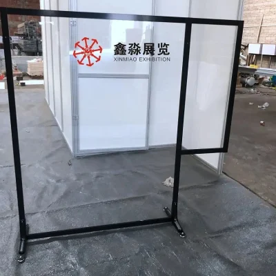 Aluminum Frame for Holding Mirror &amp; Glass, High Strength Full Assembly Aluminum Structure with Rollers on The Bottom