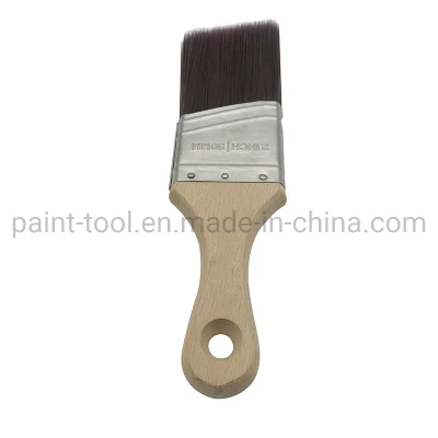 Mini Angled Sash Cutter Paint Brush with Handmade Timber Handle