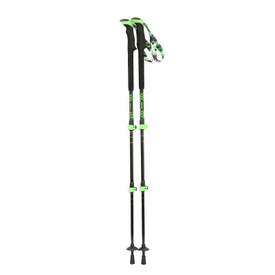 Custom 3-Section Telescopic Trekking Walking Hiking Sticks Trekking Poles Lightweight Carbon Fiber Trekking Poles