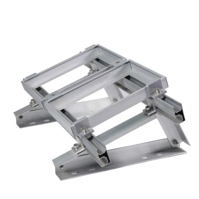 6005 Aluminum Hook MID End Clamp Mounting Bracket Rails Frame