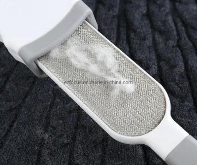 Pet Hair Remover Brush with Self Cleaning Base for Clothing or Furniture Efficient Double Sided Lint Fur Brush Dog Cat Hairs Clean Removal Tool Wbb12556