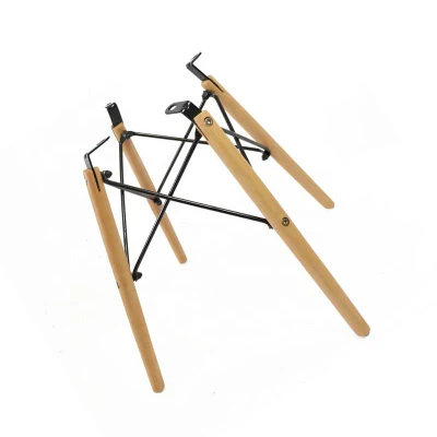 Wooden Durable Chair Base Solid Wood Chair Frame