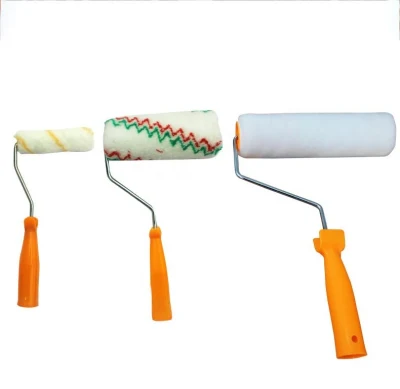 Paint Roller Brush, Latex Paint Painting Wall Paint Brush Wall Tools with Polyester/ Acrylic Material Roller Cover