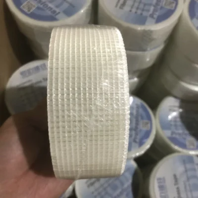 Self Adhesive Fiberglass Drywall Joint Mesh Tape with Soft Flexible Alkali Resistant Wall Material