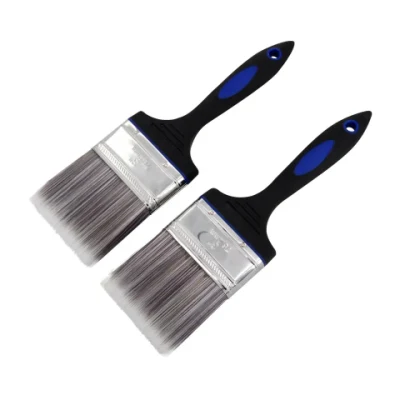 Harden Professional Trp Handle Bristle Wall Paint Brush, Tapered Pet/PBT/Nylon Brush, TPR Handle Brush