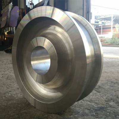 High Quality Forging Wheels Steel Conveyor Idler Roller Frame with Grooved