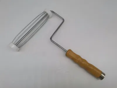 7&quot; Us 5-Wire or 4 Wire Cage Metal Paint Roller Frame with Rubber Handle