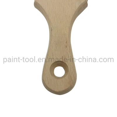 Mini Angled Sash Cutter Paint Brush with Handmade Timber Handle