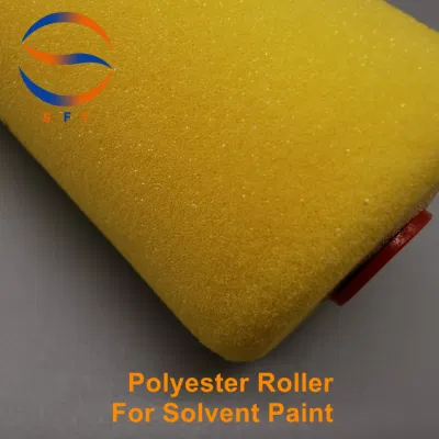 25GSM Polyester Sponge Flock Foam Rollers for Solvent Paint