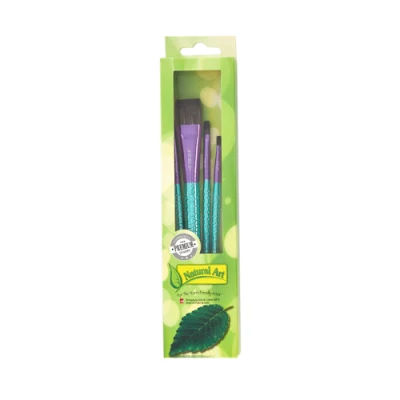 Oil Paint Handle Palm Stick Watercolor Roller Plastic Sponge DIY Bristle Artist Brush