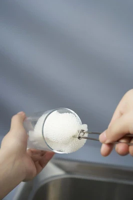Free Samples for OEM ODM Kitchen Spot Cup Brush Cup Clean Sponge Long Handle Glass Brush Bottle