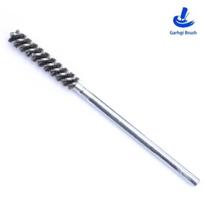 Round Head Stainless Steel Wire Polishing Pipeline Brush, Surface Cleaning Tube Brush