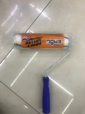 Standard 9&quot; Paint Roller Frame and 1 Microfiber Roller