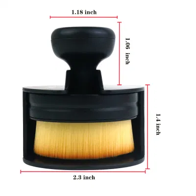 High Density Portable Car Duster Interior Cleaning Brush Auto Tire Brush with Cover for Car Detailing Kit Bicolor