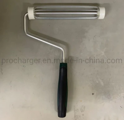 Good Quality 7&quot; Heavy Duty 5 Wire Cage Paint Roller Frame with 7.9mm Core Frame and Plastic Handle
