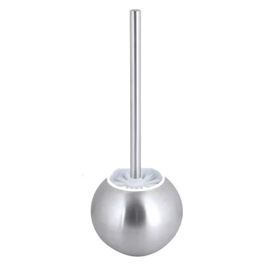 Bathroom Free Standing Toilet Paper Holder Silicon Toilet Brush with Slim Holder