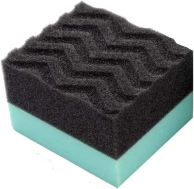 Car Wax Sponge Wonder Wave Contoured Large Tire Dressing Applicator Pad