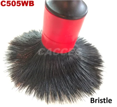 5 Multi-Purpose Car Detailing Brushes, 5 Head Sizes W/ Natural Boars Hair Milling Synthetic Fiber for Exterior&Interior Detailing, Dry&Wet Cleaning Use Kit