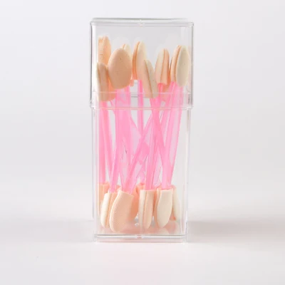 Factory Processing Disposable Color Eye Shadow Stick Double-Headed Sponge Latex Makeup Brush