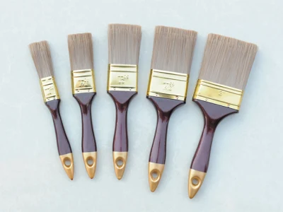 Pure White Bristle Brush with Wooden Handle/Paint Brush/Flat Brush/Hand brush 1&quot;