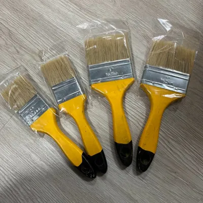 High Quality Polyester Wood Handle Brush Paint Brush Set