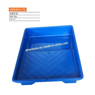 E-77 Hardware Decorate Paint Hand Tools Black Color Recycled Plastic Paint Tray