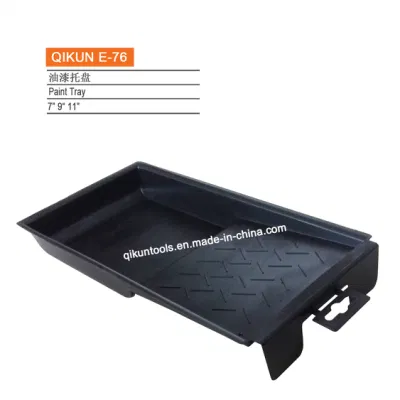 E-77 Hardware Decorate Paint Hand Tools Black Color Recycled Plastic Paint Tray