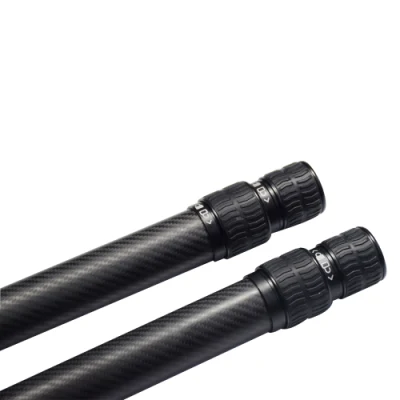 Light Weight Custom Fiberglass Carbon Fiber Tapered Telescopic Pole