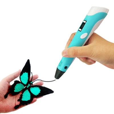 New 3D Printing Pen Children&prime; S Genuine Three-Dimensional Pen Painting Pen Set Multifunctional Graffiti Painting Brush DIY