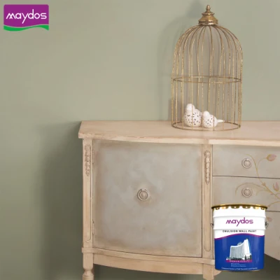 Superior Odorless Non-Lead Interior Wall Design Emulsion White Paint for Plaster