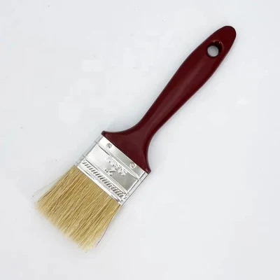 Yunxiao Bristle Brushes with Smooth Sanded Wood 1 Inch 2 Inch 3 Inch 4 Inch White Painting Chip Paint Type Paint Brush