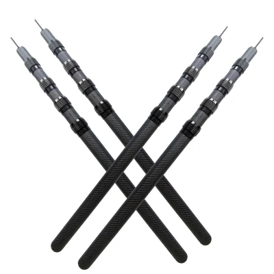 3K 100%C Carbon Fiber and Plastic Locking Device Carbon Fiber Extension Pole