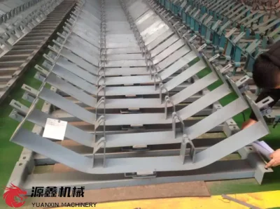 Long-Lasting Conveyor Carrier Return Impact Roller Idler Frames for Mining and Coal Industry