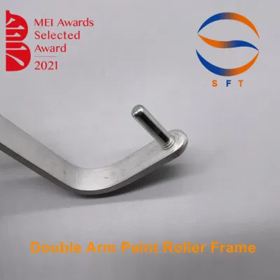 Plastic Handle Double Arm Paint Roller Frame for Extension Pole
