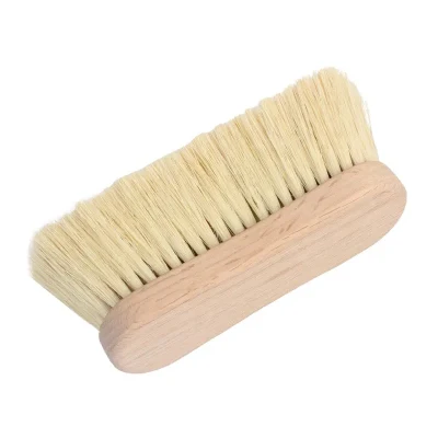 Custom Made Direct Manufacturer Horse Care Products Round Wood Horse Equipment Grooming Brush