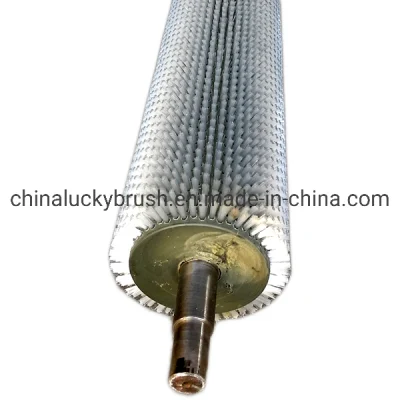 White PP Fruit &amp; Vegetable Cleaning Roller Brush/Nylon Round Roller Brush for Machine (YY-188)