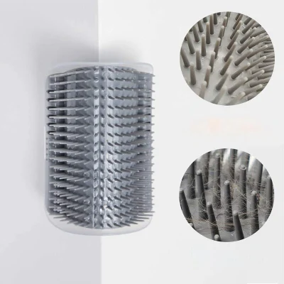 Hot Selling Silicone Self Grooming Brush for Cats Wall Corner Massage Cat Combs Brush