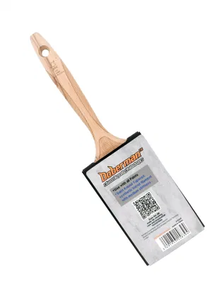 Rollingdog PRO Doberman&trade; 10269 Beech Wood 3&quot; Laser Engraved Handle Flat Paint Brush