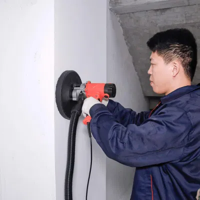 Variable Drywall Sander with Vacuum, Flexible Standing Pad Externally Accessible Brush Sander