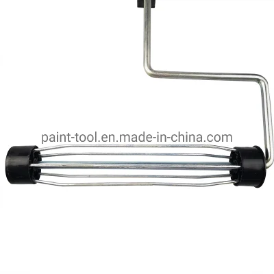 Non Slip Plastic Handle Paint Roller 5-Wire Cage Frame for Paint Roller