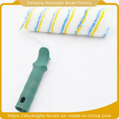 230mm Blue and Green Stripe Acrylic Paint Roller with American Style Handle