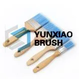 High Quality Synthetic Filament Wooden Handle Paint Brush with Stainless Steel Ferrule European Paint Brush