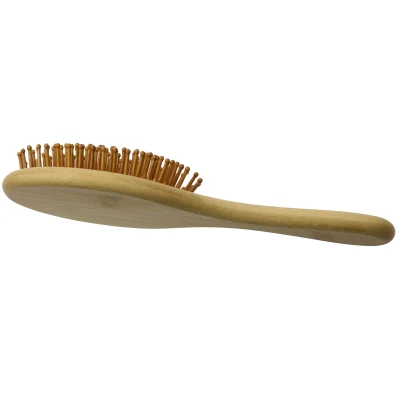 Wholesale Oval Bamboo Paddle Brush Hair Air Cushion Massage Brush