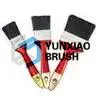 Red Plastic Handle Natural Soft Bristle Brush Small Paint Brush Different Size Brush Bristle