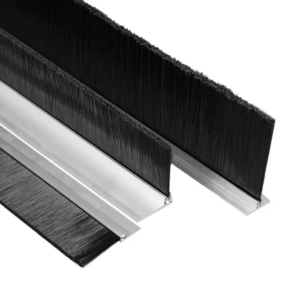 Hot Sale Exterior Stripping Backing Bottom Door Seal Brush Weather Strip Customizable