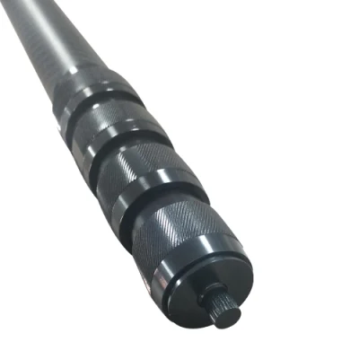 Light Weight Custom Fiberglass Carbon Fiber Tapered Telescopic Pole