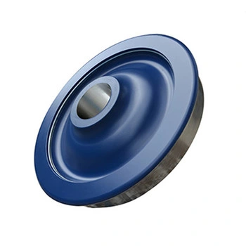 High Quality Forging Wheels Steel Conveyor Idler Roller Frame with Grooved