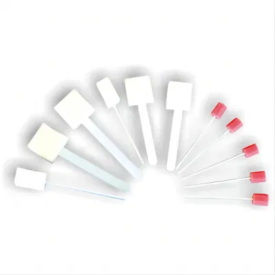 Disposable Medical Wound Care Sponge Brush for Sterile