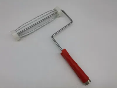 7&quot; Us 5-Wire or 4 Wire Cage Metal Paint Roller Frame with Rubber Handle