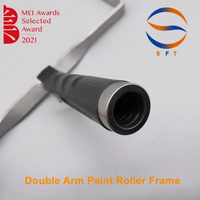 Double Arm Paint Roller Frames with Threaded Plastic Handle